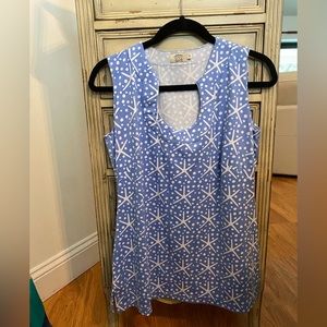 EUC Womens Katherine Way Marco Tunic tank top, sleeveless, U-shaped neck. Sz Med